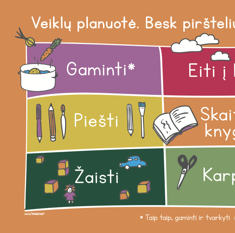 Nuotaikinga veiklų planuotė!