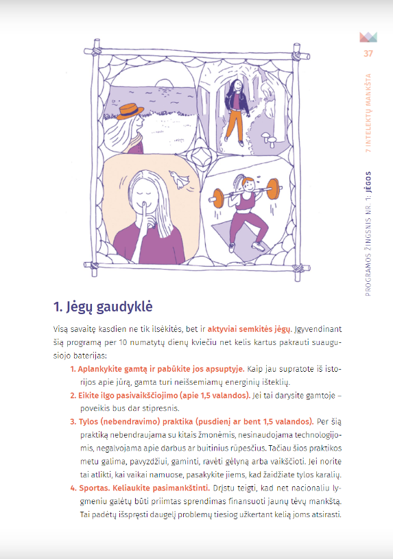 R. Lazdin knyga „Septynių intelektų mankšta“ (su autorės autografu)