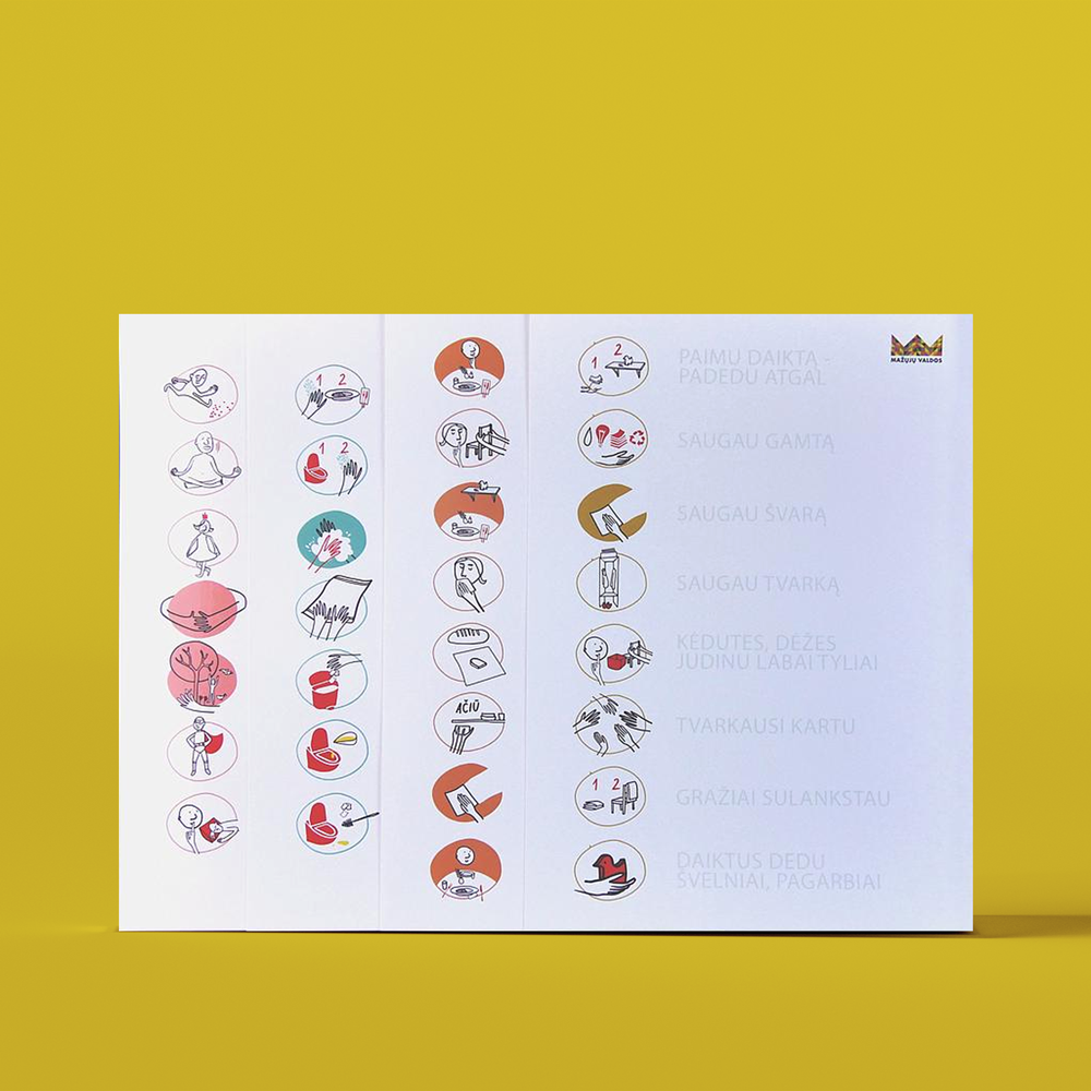 Plakatų rinkinys „Labai aiškios gyvenimo taisyklės“