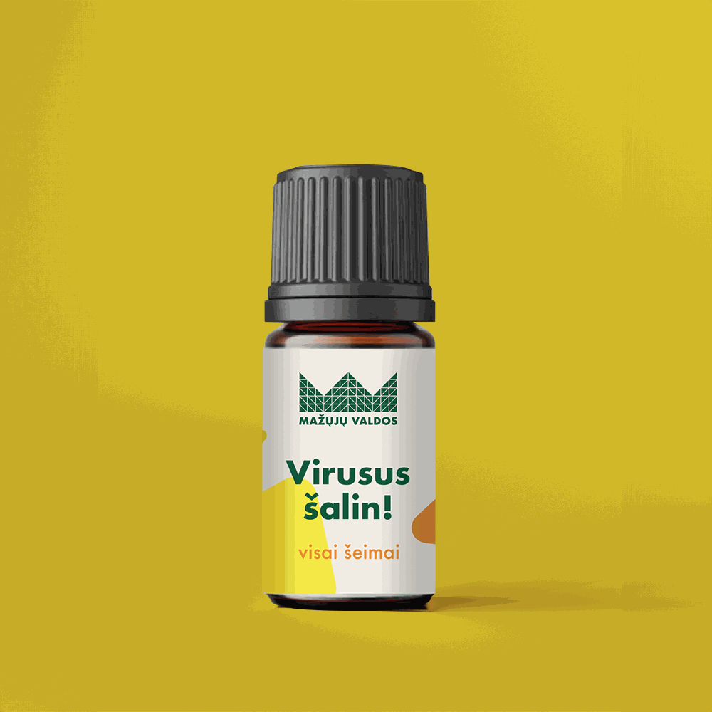 Eterinių aliejų mišinys „Virusus šalin!”